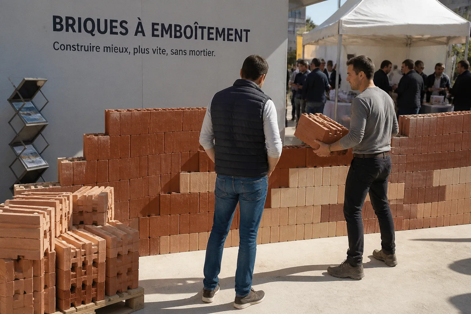 Briques à emboîtement mécanique : l'innovation SIG sans mortier au banc d'essai