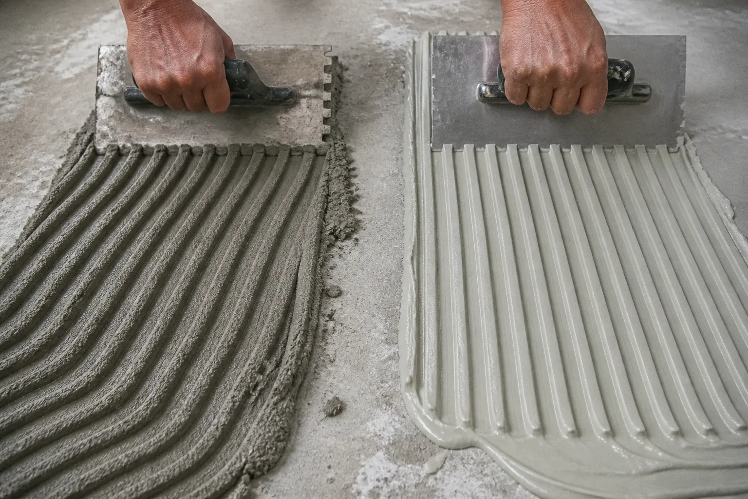 Colle carrelage en poudre ou pâte : le verdict par critères