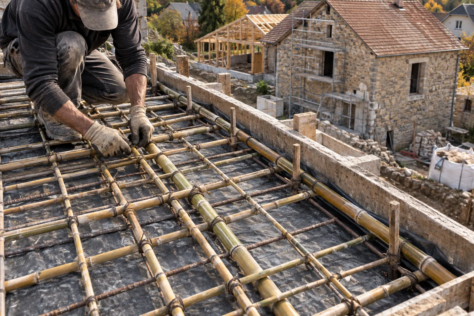 Le bambou peut-il remplacer l'acier dans le béton armé ?