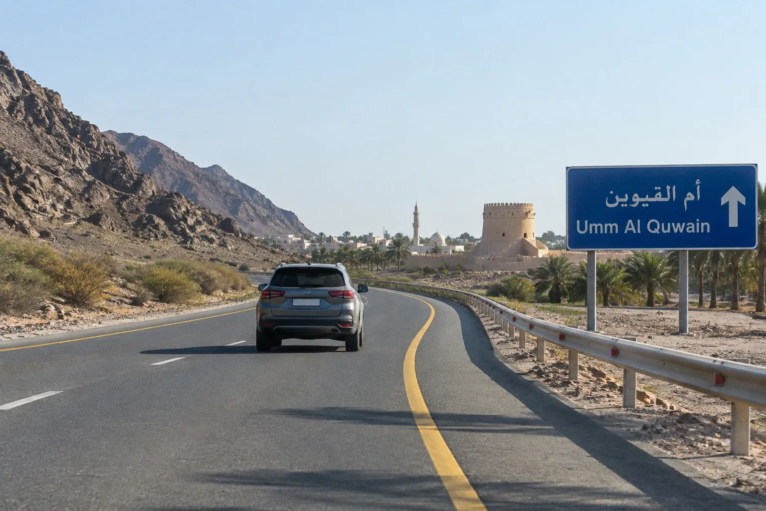 Location de voiture à Oumm al-Qaïwaïn (Émirats arabes unis) : guide pratique